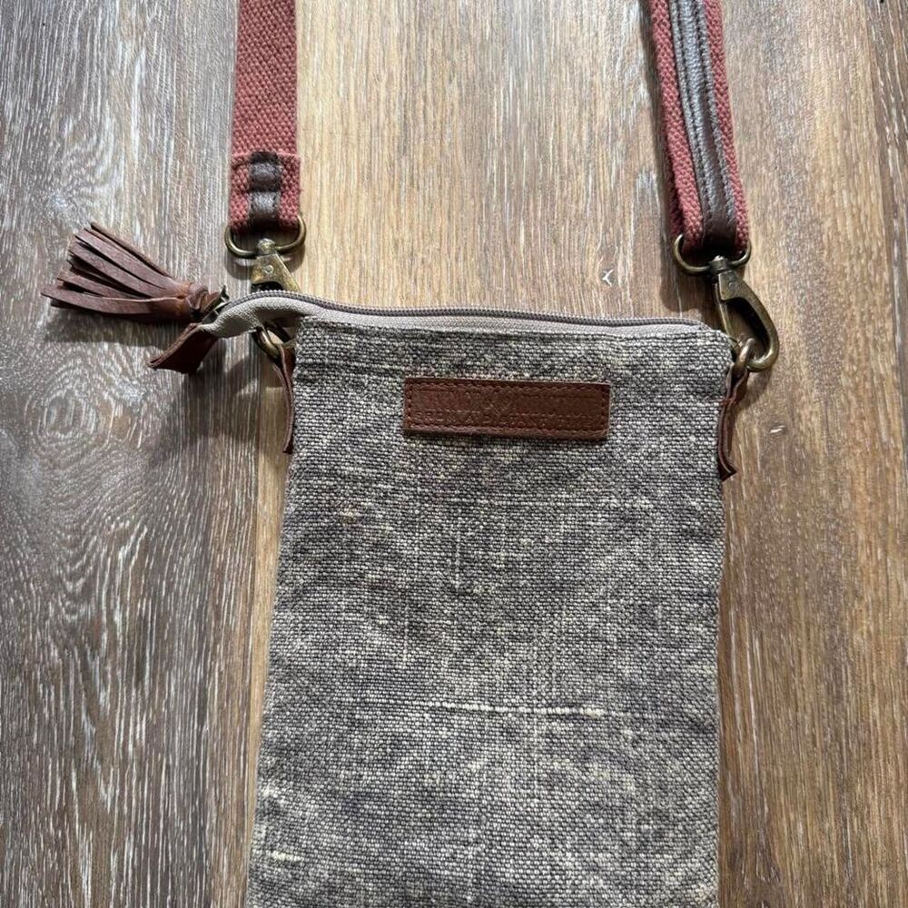 Unique-vintage Women's Brown and Tan Bag
